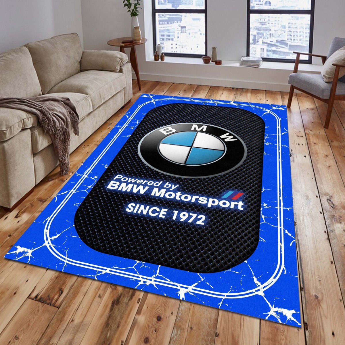 BMW Motorsport Teppich - Teppich mit Automotiv-Motiv