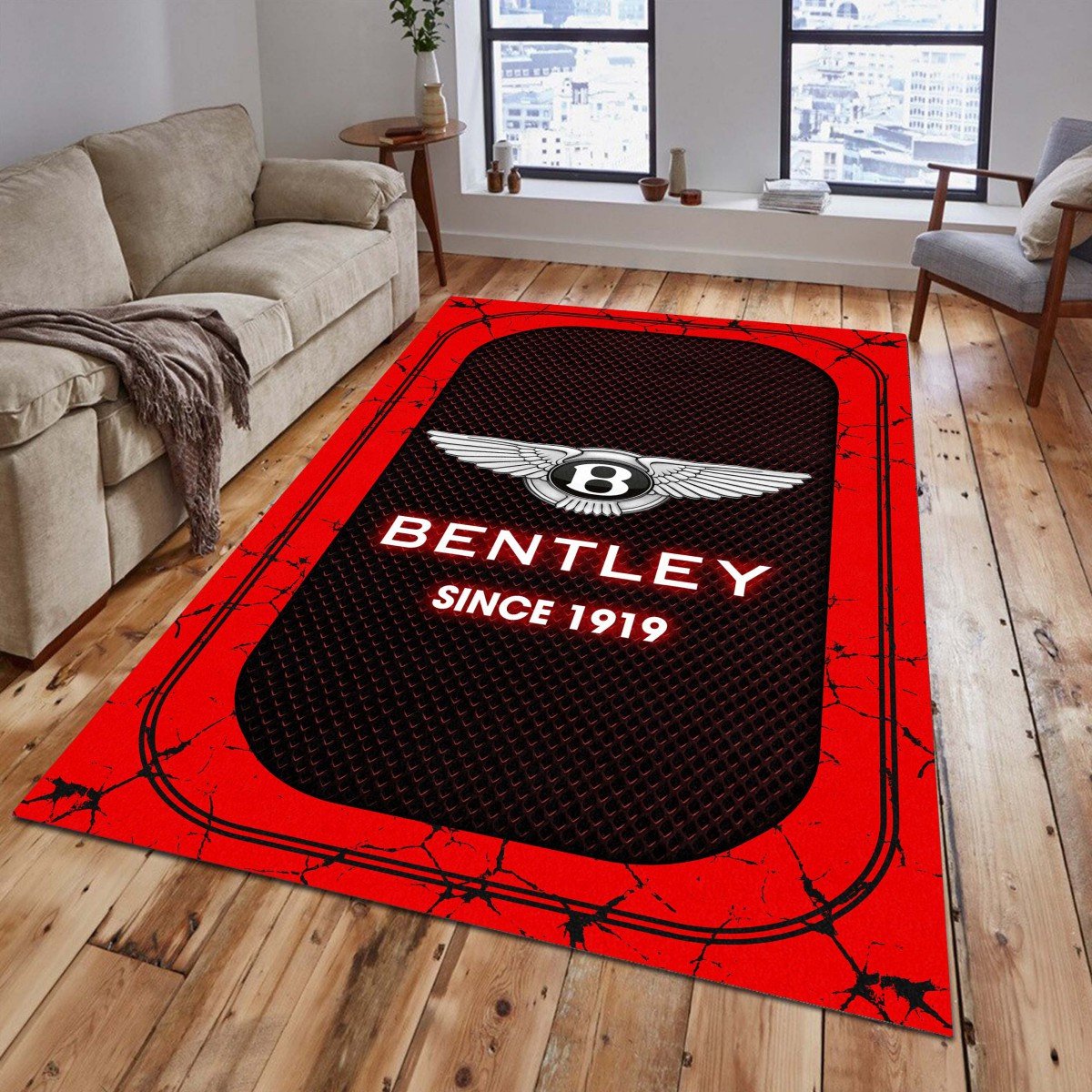 Bentley 07 Teppich - Teppich mit Automotiv-Motiv