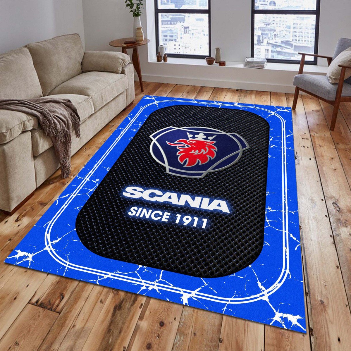 Scania Teppich - Teppich mit Automotiv-Motiv