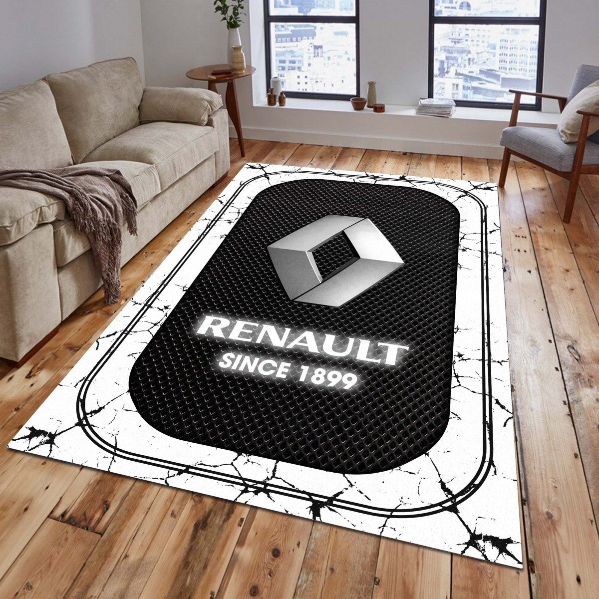 Renault Teppich - Teppich mit Automotiv-Motiv