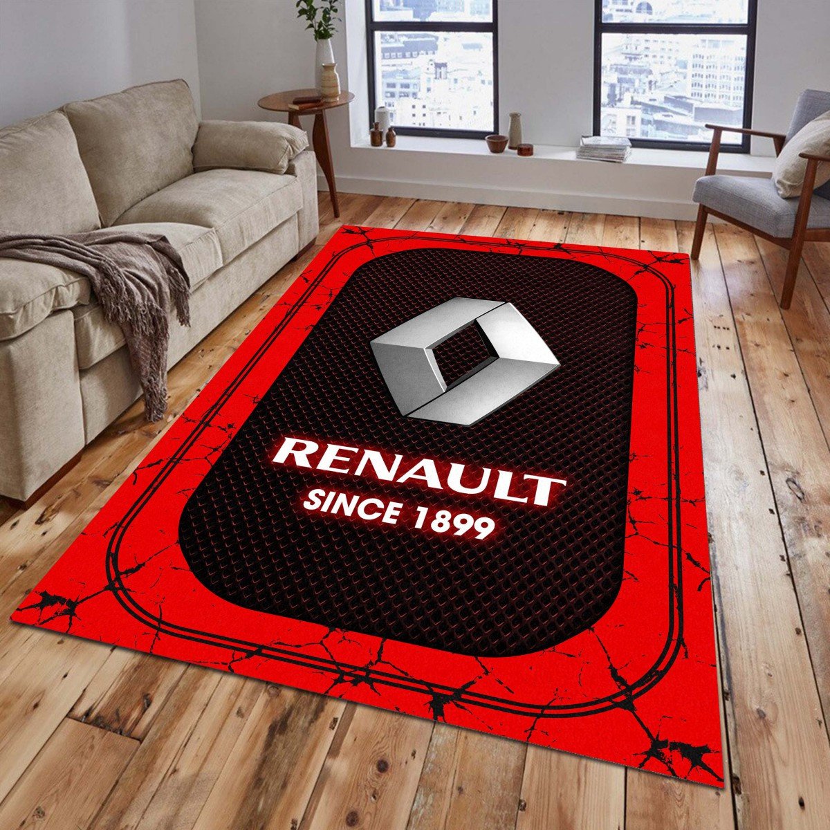 Renault 07 Teppich - Teppich mit Automotiv-Motiv