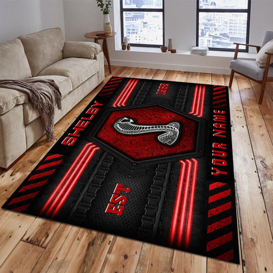Ford Shelby Teppich 3 - Teppich mit Automotiv-Motiv
