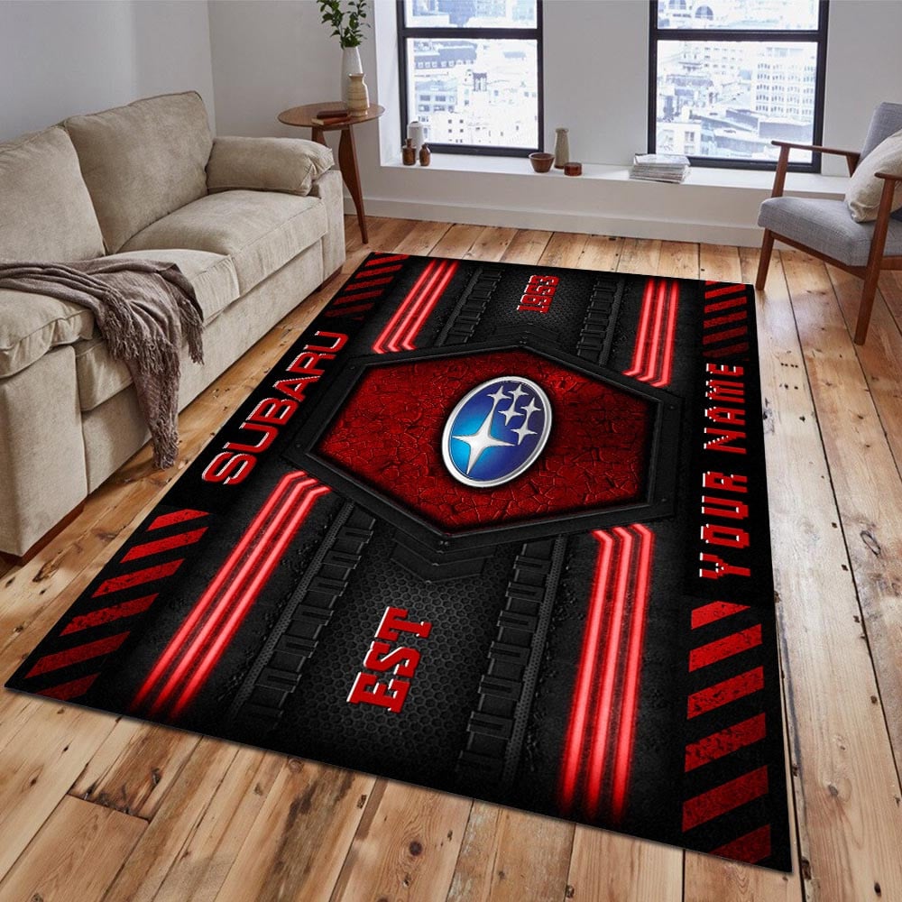 Subaru Teppich 3 - Teppich mit Automotiv-Motiv