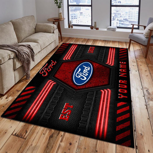 Ford Teppich 3 - Teppich mit Automotiv-Motiv