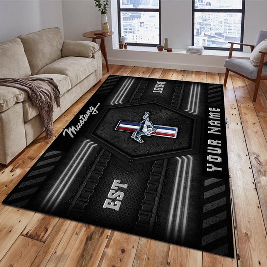 Ford Mustang Teppich - Teppich mit Automotiv-Motiv