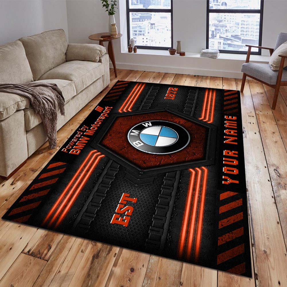 B.M.W Motorsport Teppich 7 - Teppich mit Automotiv-Motiv