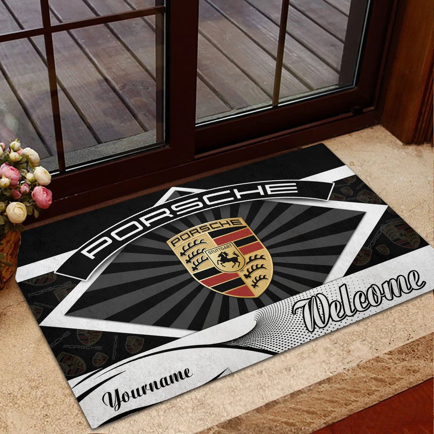 Porsche 07 Teppich - Teppich mit Automotiv-Motiv