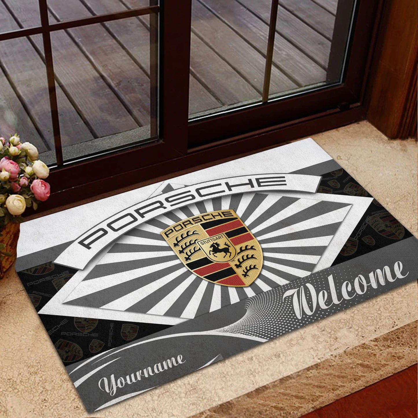 Porsche 09 Teppich - Teppich mit Automotiv-Motiv