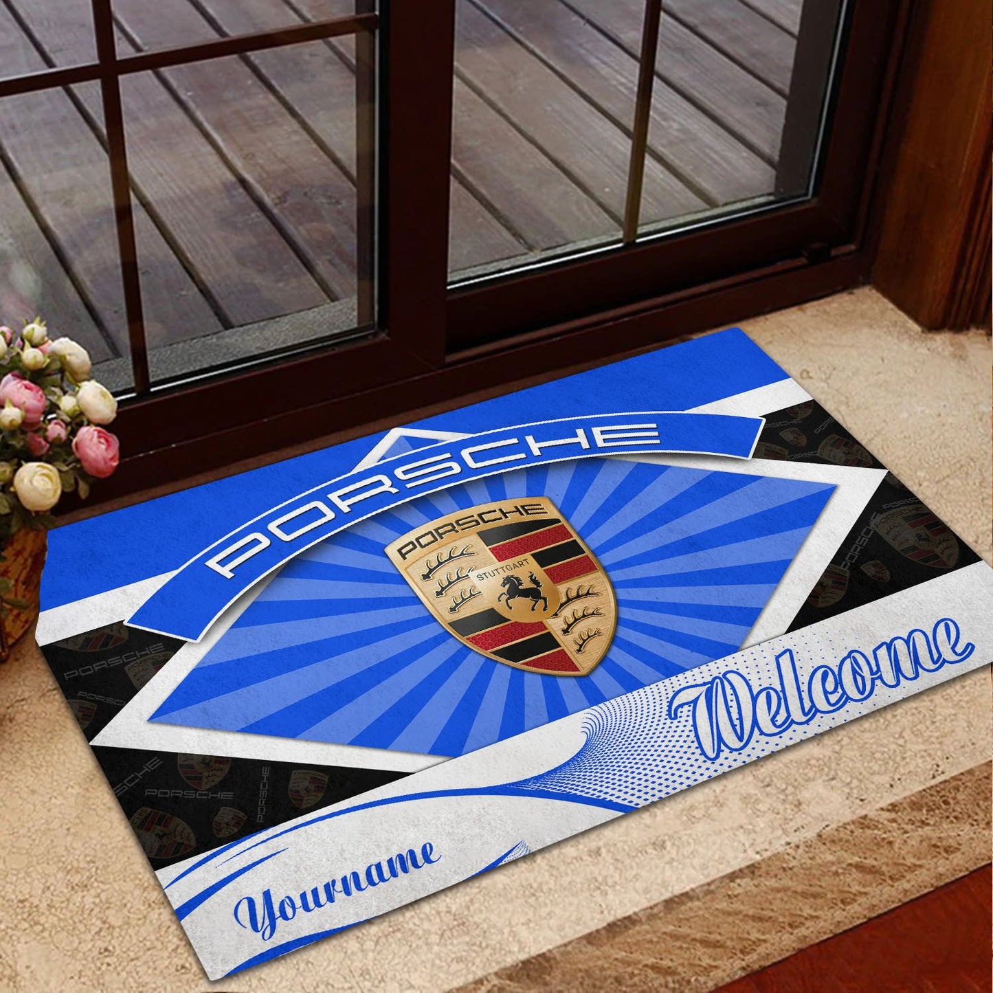Porsche 03 Teppich - Teppich mit Automotiv-Motiv