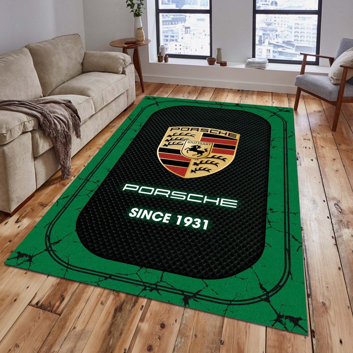 Porsche 05 Teppich - Teppich mit Automotiv-Motiv
