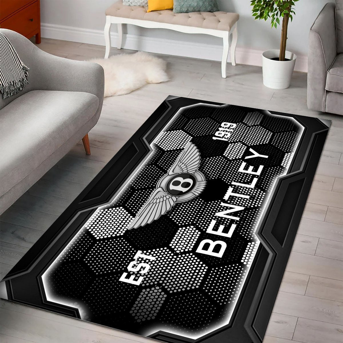 Bentley Teppich - Teppich mit Automotiv-Motiv-2