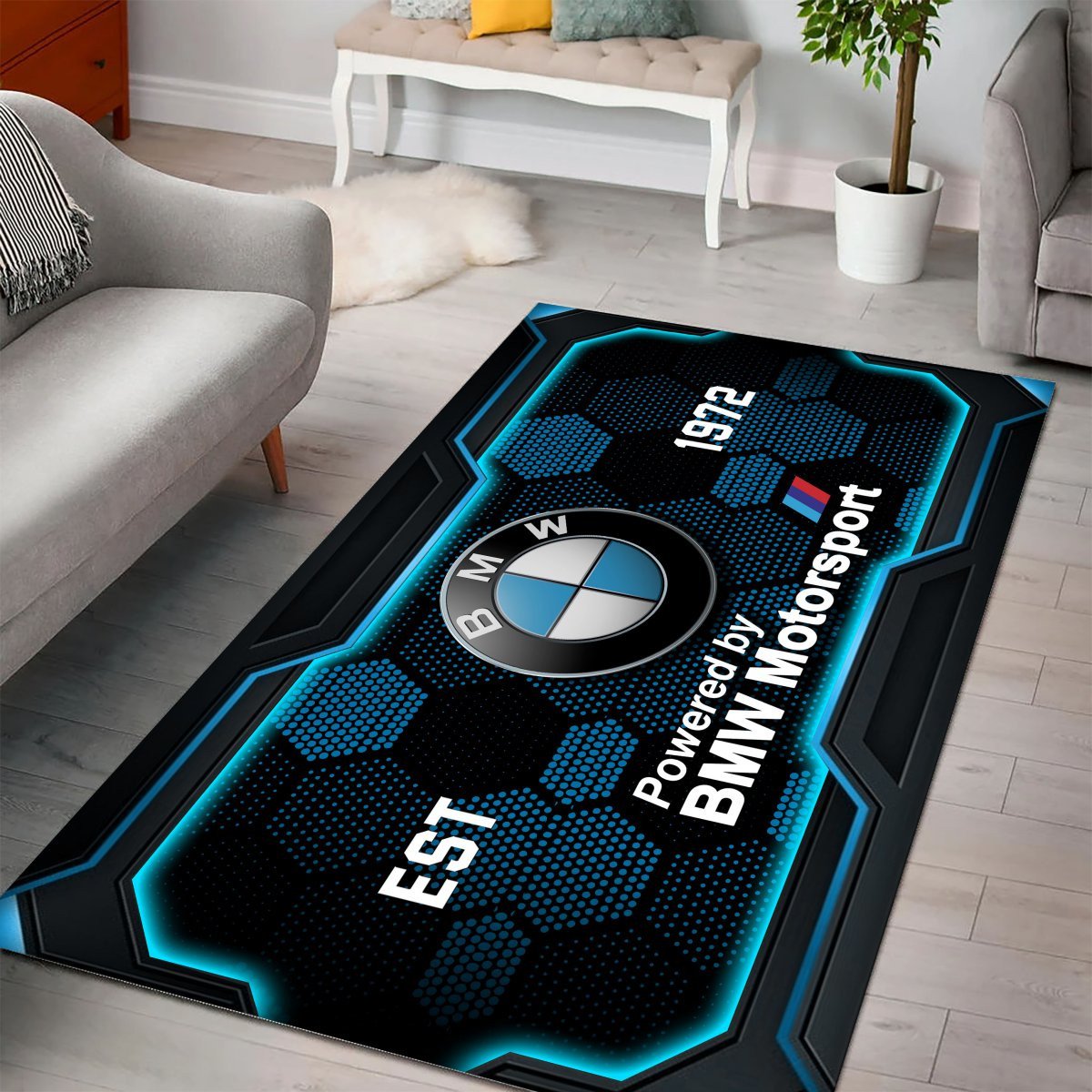 BMW Motorsport Teppich - Teppich mit Automotiv-Motiv-2