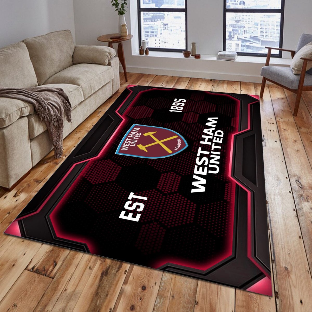 West Ham United Teppich - Premier League Teppich 2