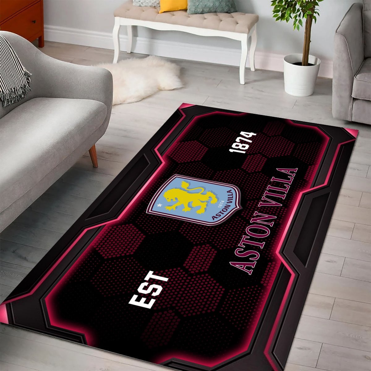 Aston Villa Teppich - Premier League Teppich 2 2