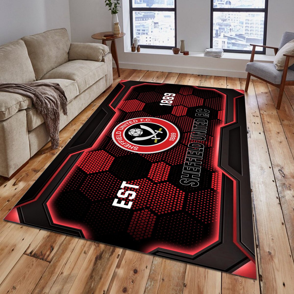 Sheffield United Teppich - Premier League Teppich 2