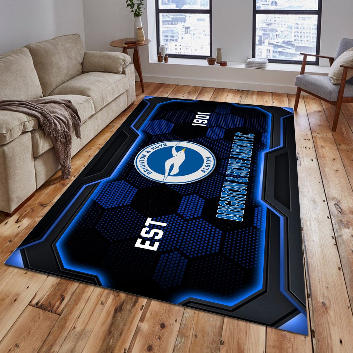 Brighton & Hove Albion Teppich - Premier League Teppich 2