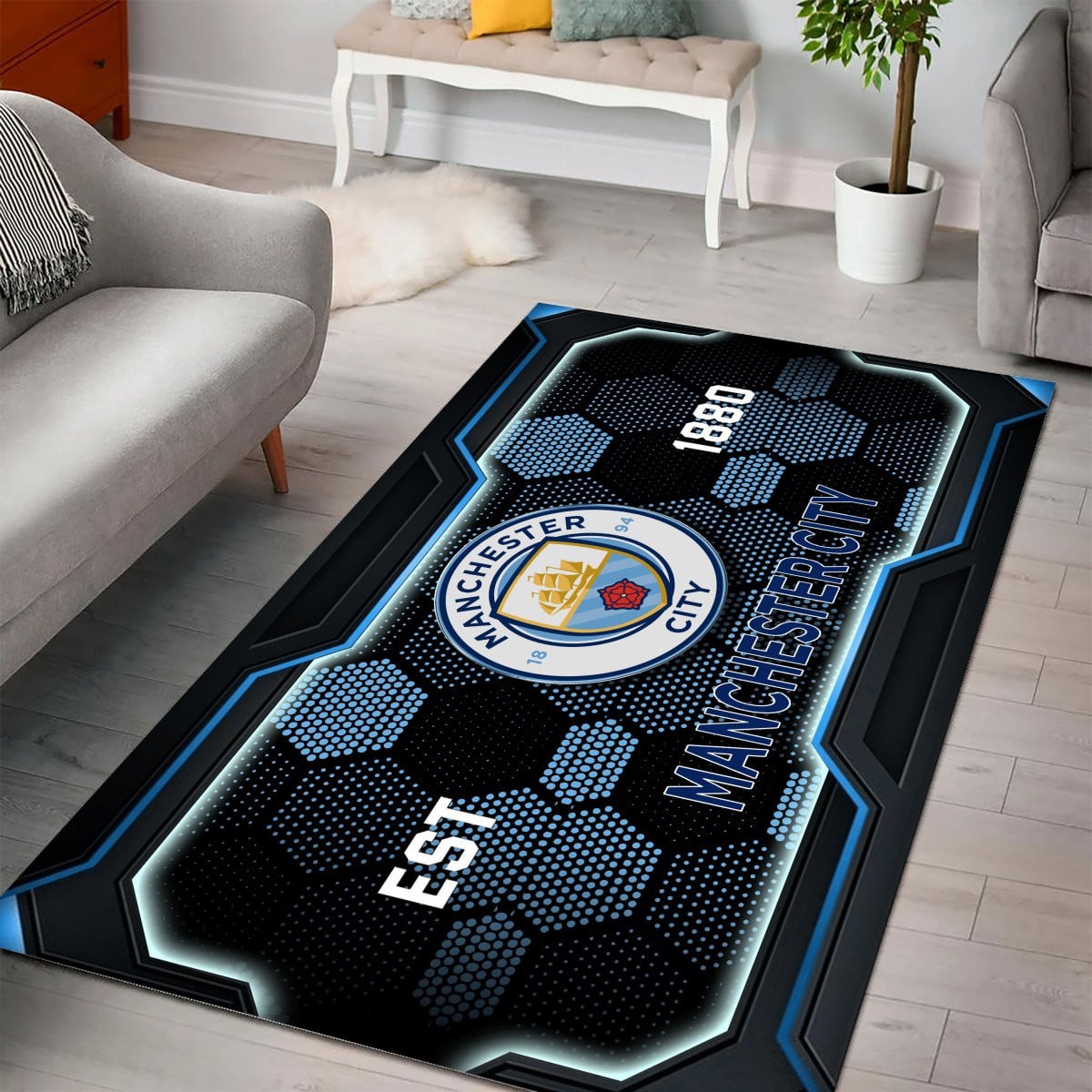 Manchester City Teppich - Premier League Teppich 2 2