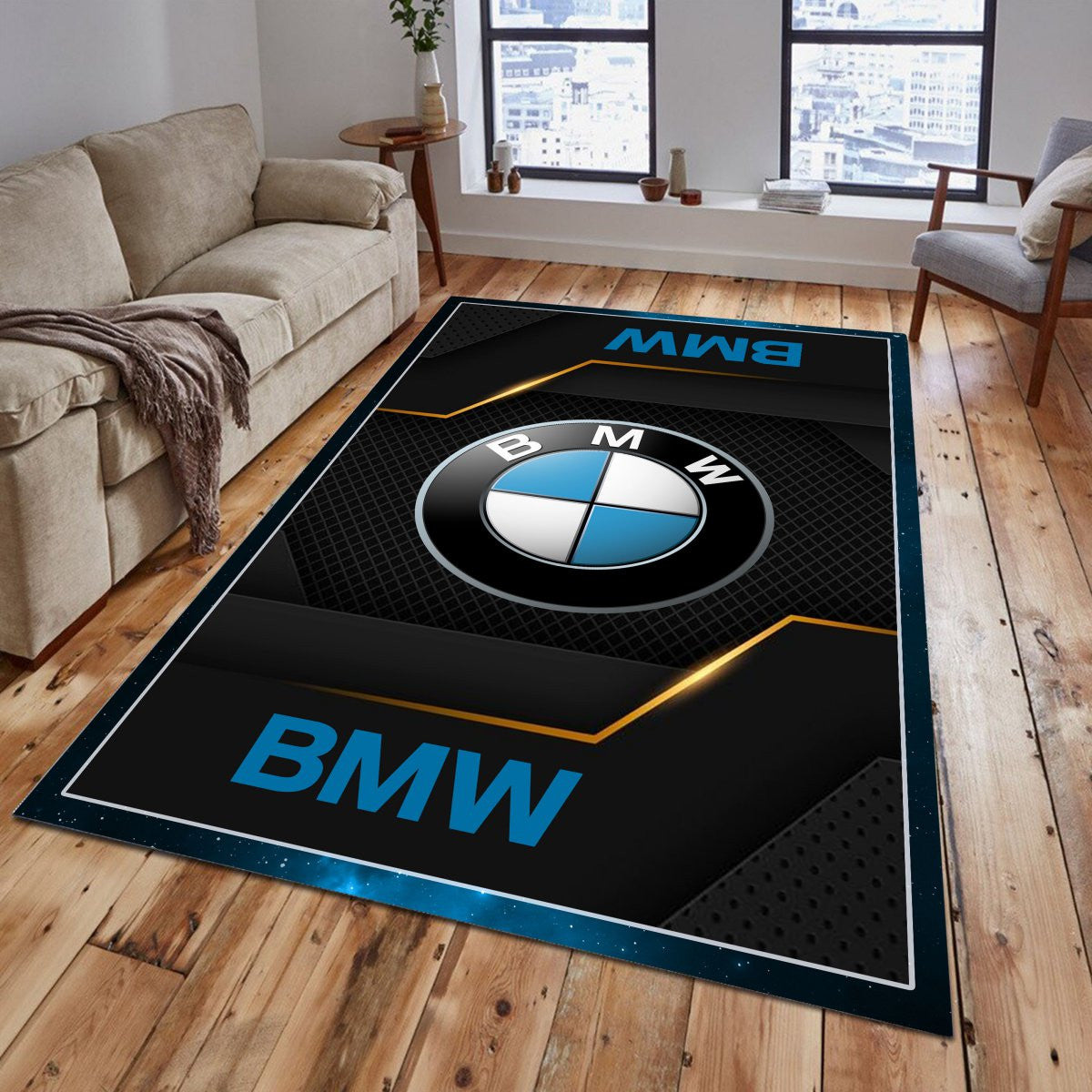 BMW Car Teppich - Teppich mit Automotiv-Motiv