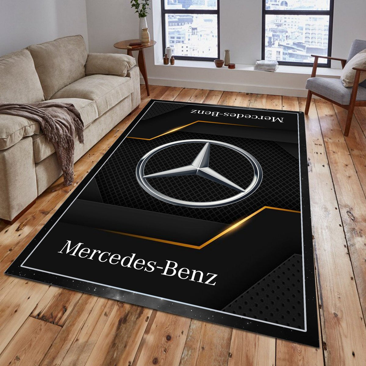 Mercedes-Benz Teppich - Teppich mit Automotiv-Motiv