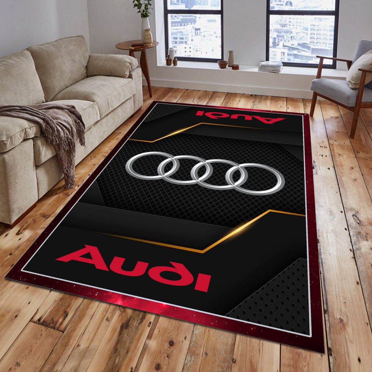 Audi Teppich - Teppich mit Automotiv-Motiv