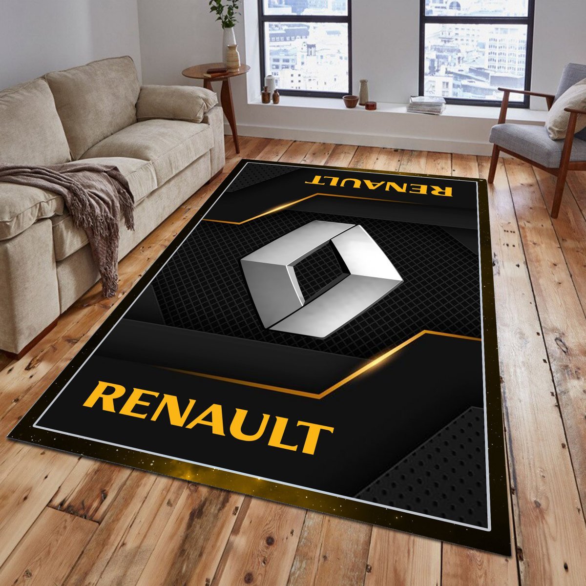 Renault Teppich - Teppich mit Automotiv-Motiv