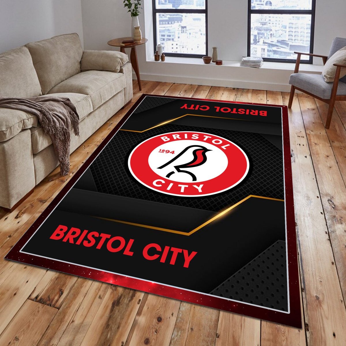 Bristol City Teppich - EFL Championship Teppich 1
