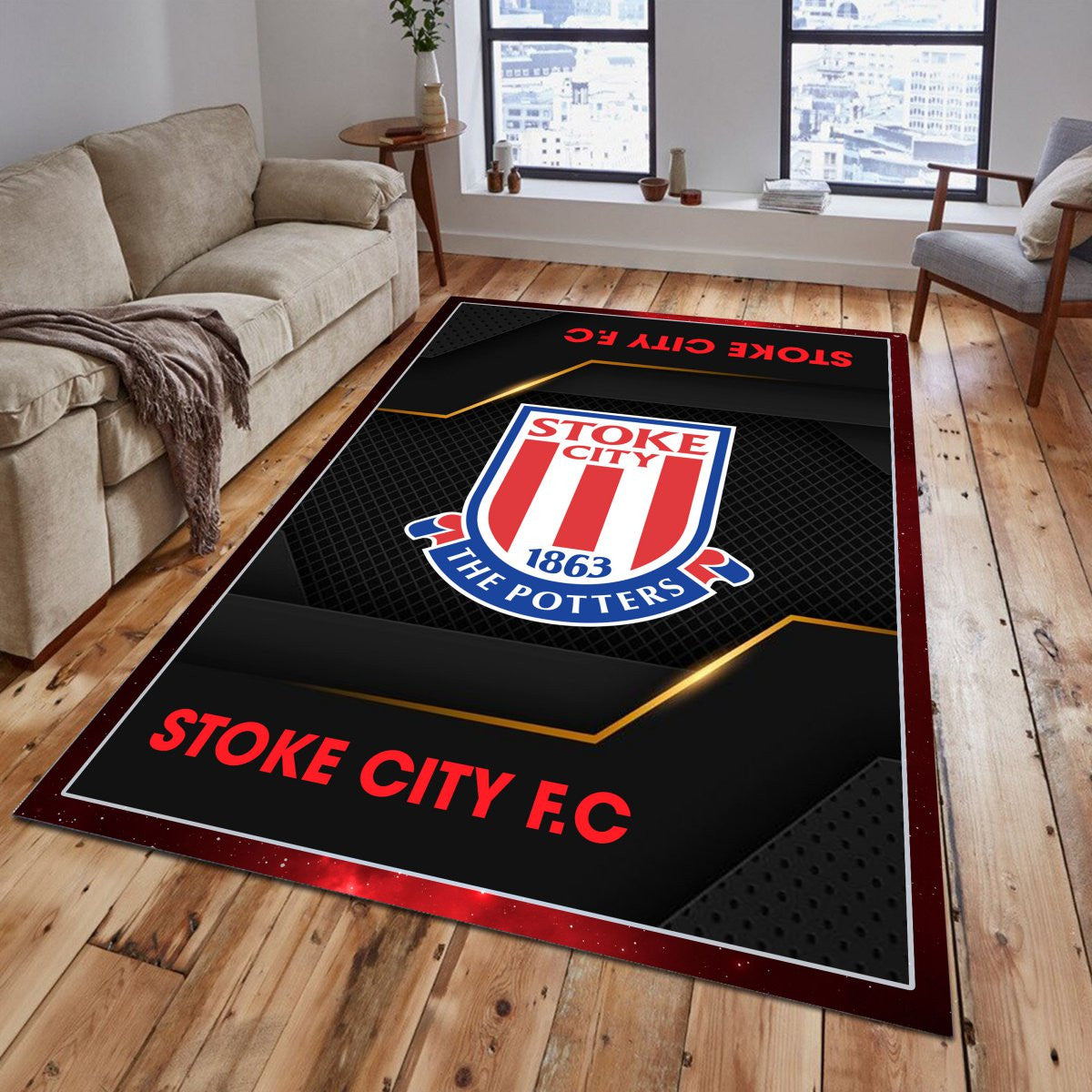 Stoke City Teppich - EFL Championship Teppich 1