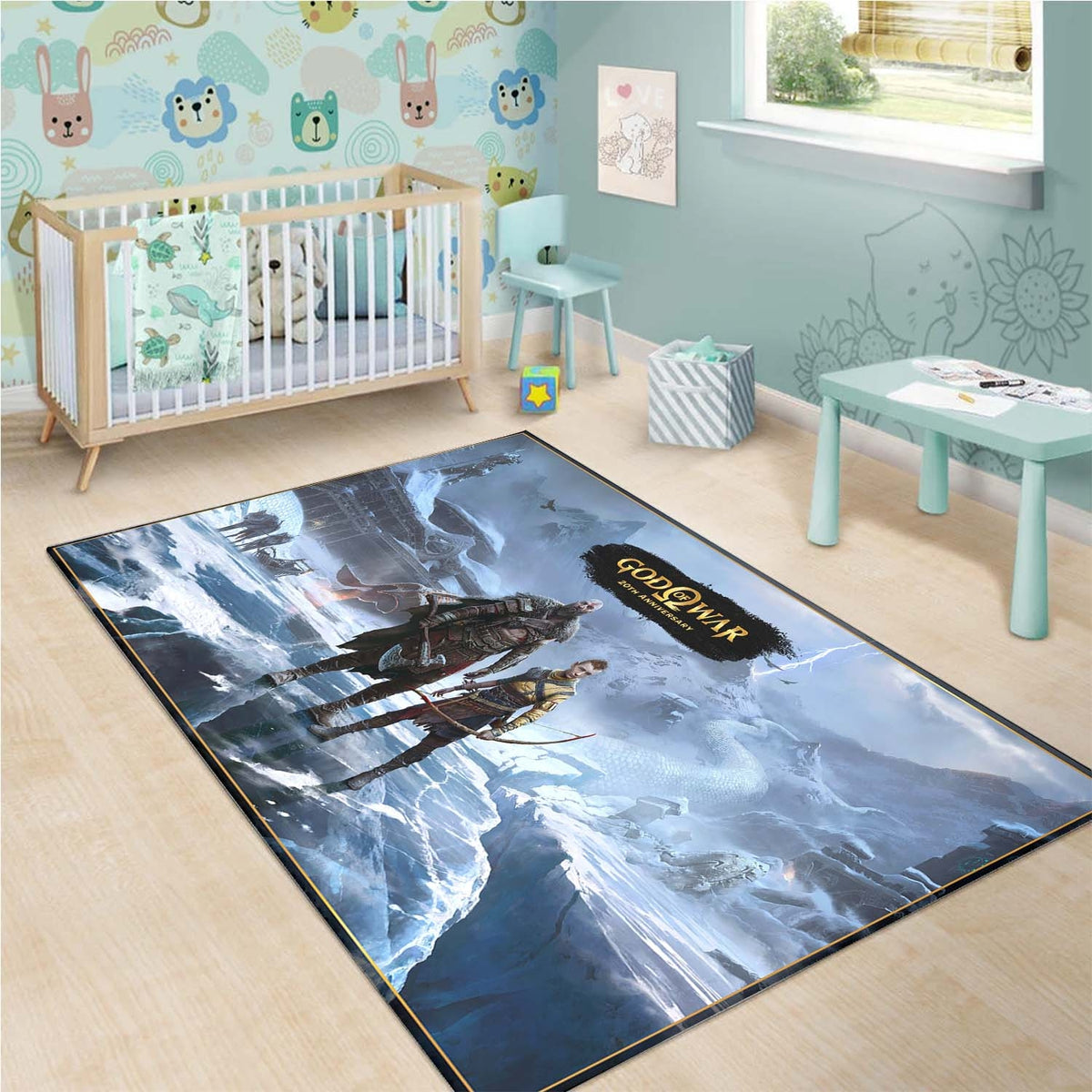 God Of War 20Th Teppich