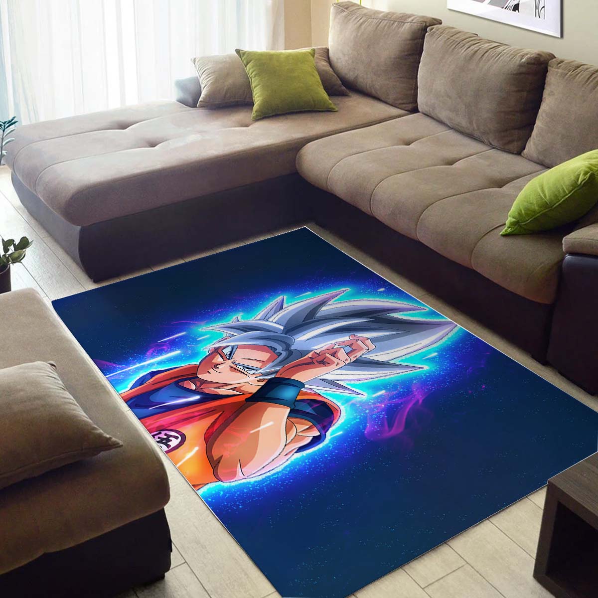 Goku Super Saiyan 2 Teppich 3