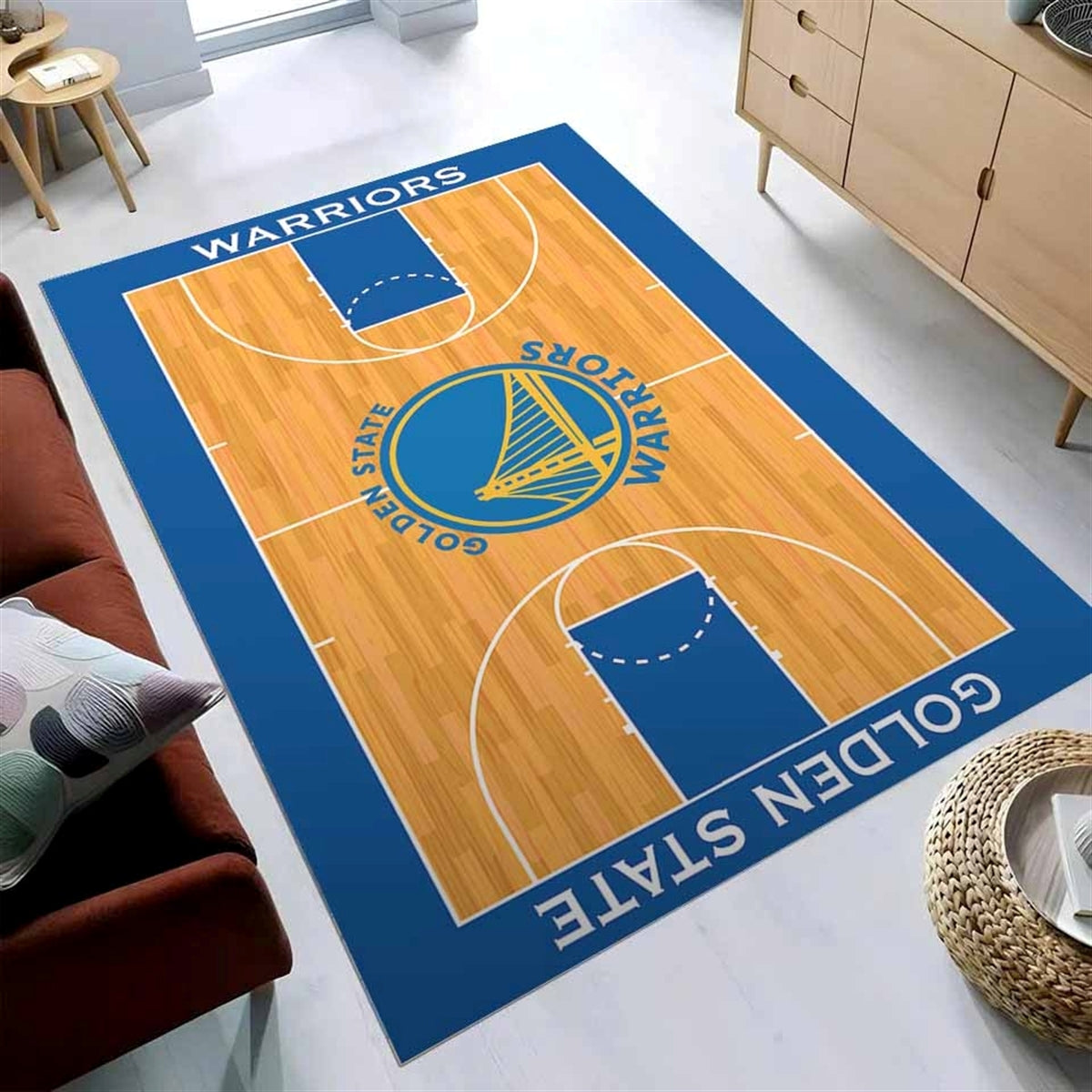 Golden State Basketball Teppich