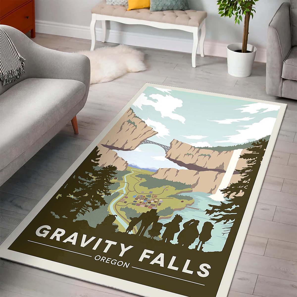 Gravity_falls 1 Teppich 3