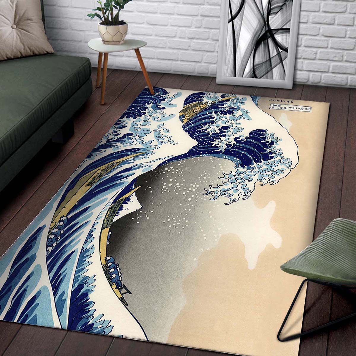 Great Wave Off Kanagawa Teppich 2
