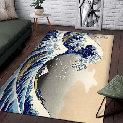 Great Wave Off Kanagawa Teppich 2