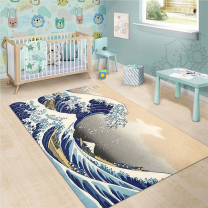 Great Wave Off Kanagawa Teppich