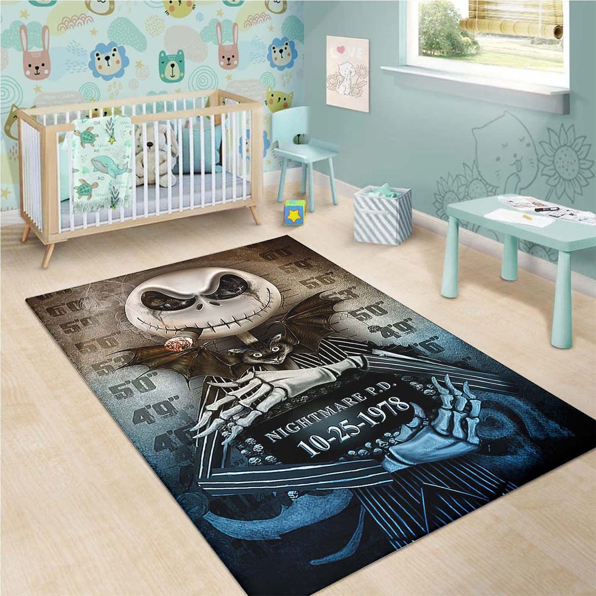 Halloween Special Gift Jack Skellington Teppich