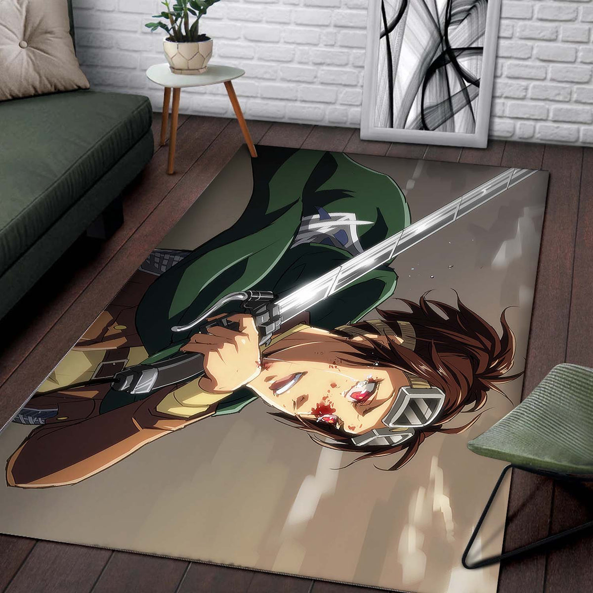 Hange Zoe Attack On Titan Teppich 2