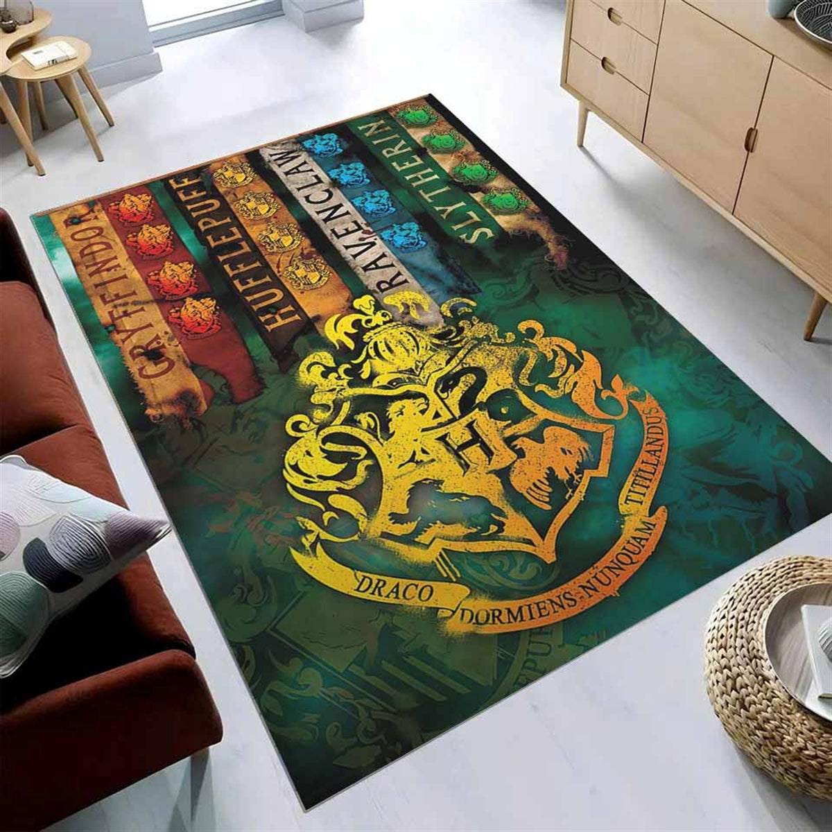 Harry Potter Hogwar House Teppich