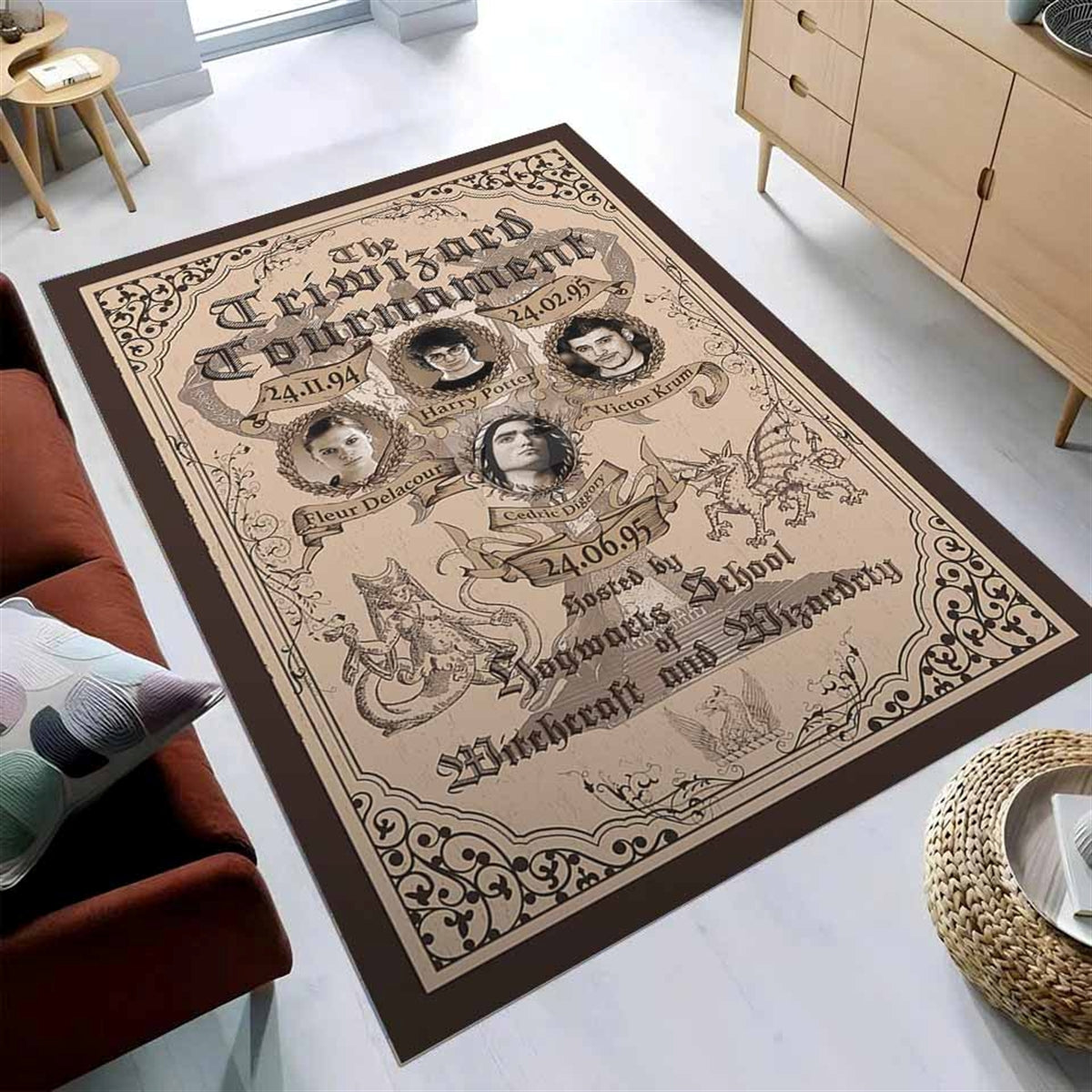 Harry Potter Hogwarts De4232 Teppich