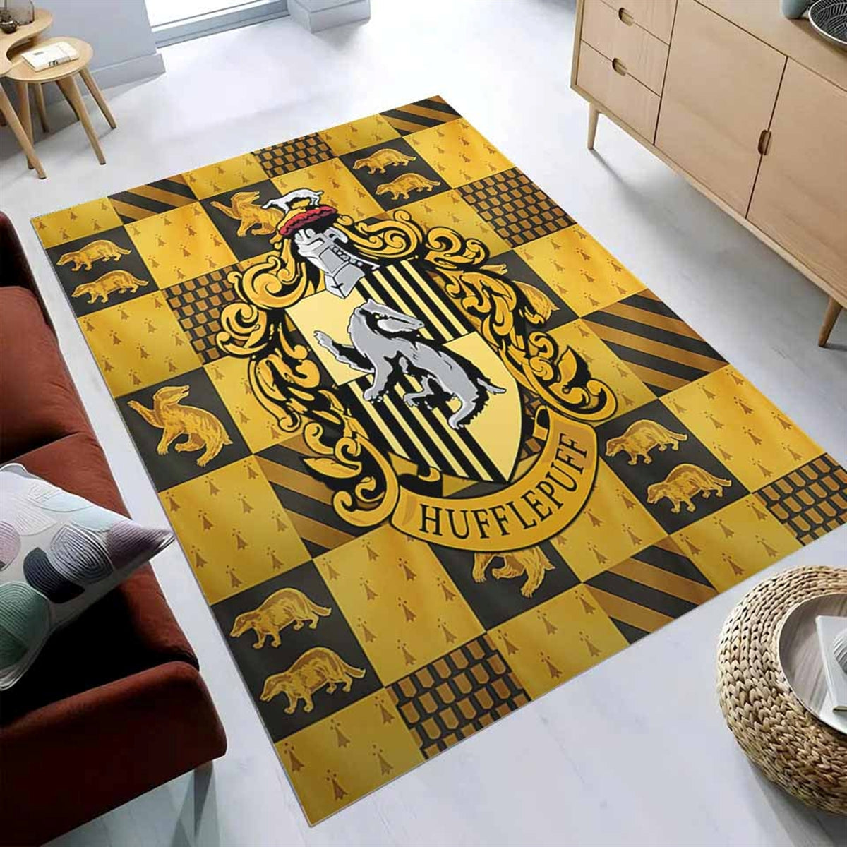 Harry Potter Hufflepuff Adult Children Teppich