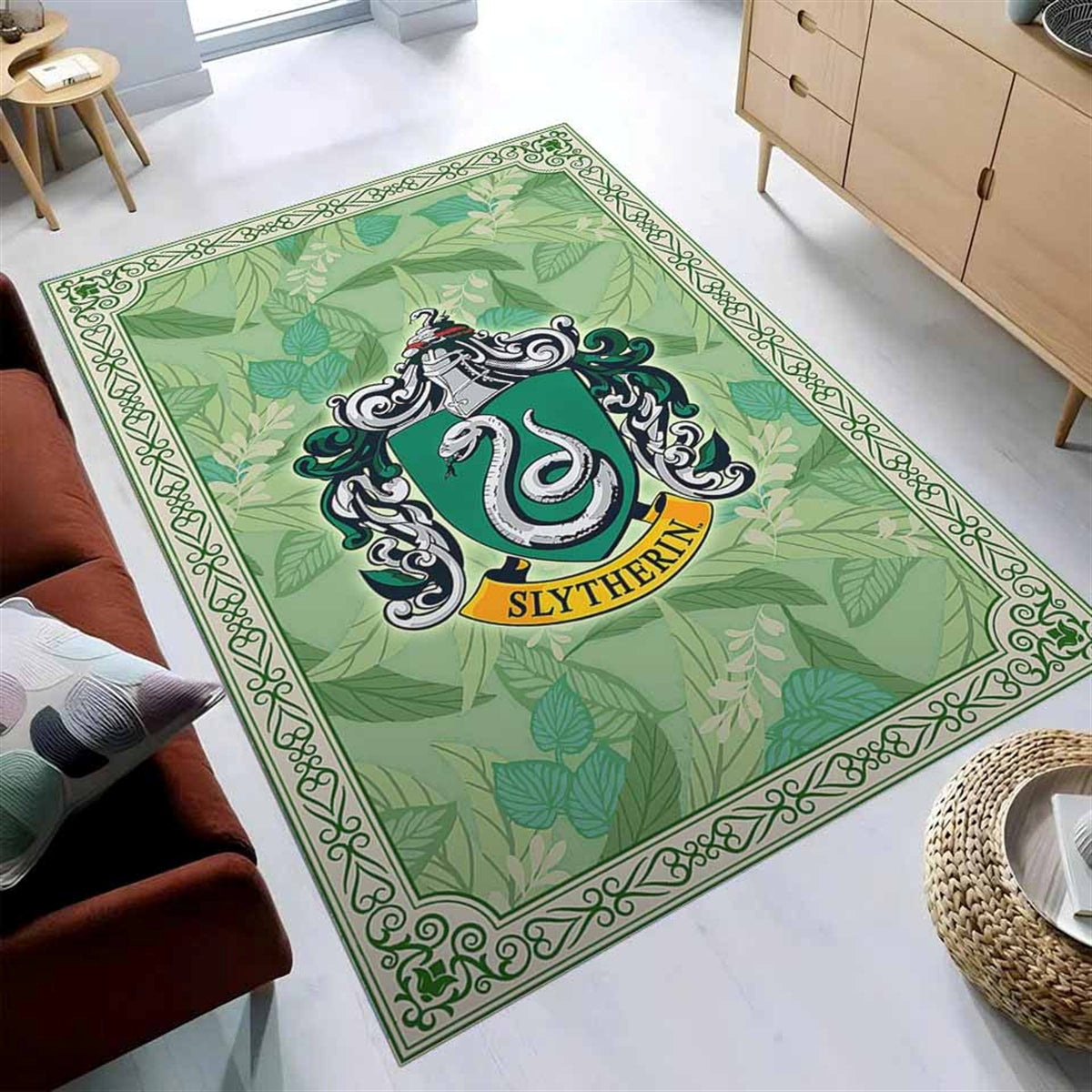Harry Potter Slytherin House Logo Teppich