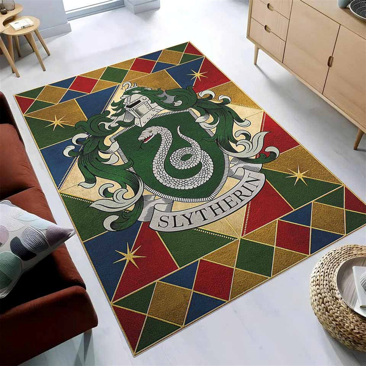 Harry Potter - Slytherin Teppich