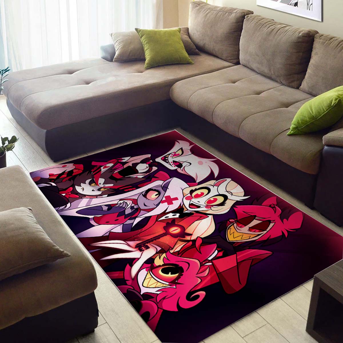 Hazbin Hotel Tv Series 5K Teppich 3