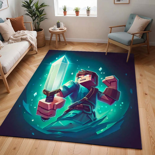Herobrine Minecraft Hauptcharakter Teppich - TOK