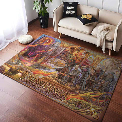 Herr Der Ringe Kmpfen Teppich