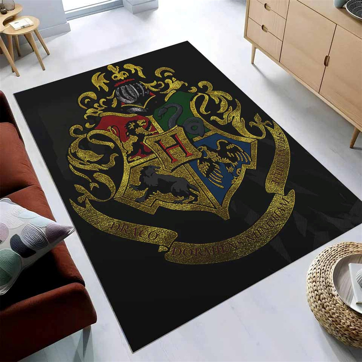 Hogwarts Logo Harry Potter Teppich