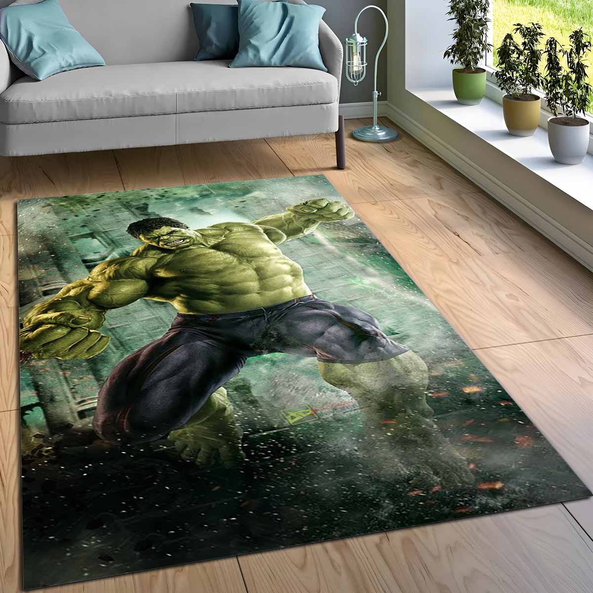 Hulk Avenger Marvel 1002 Teppich 3