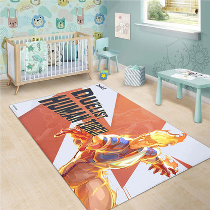 Human Torch Marvel Teppich