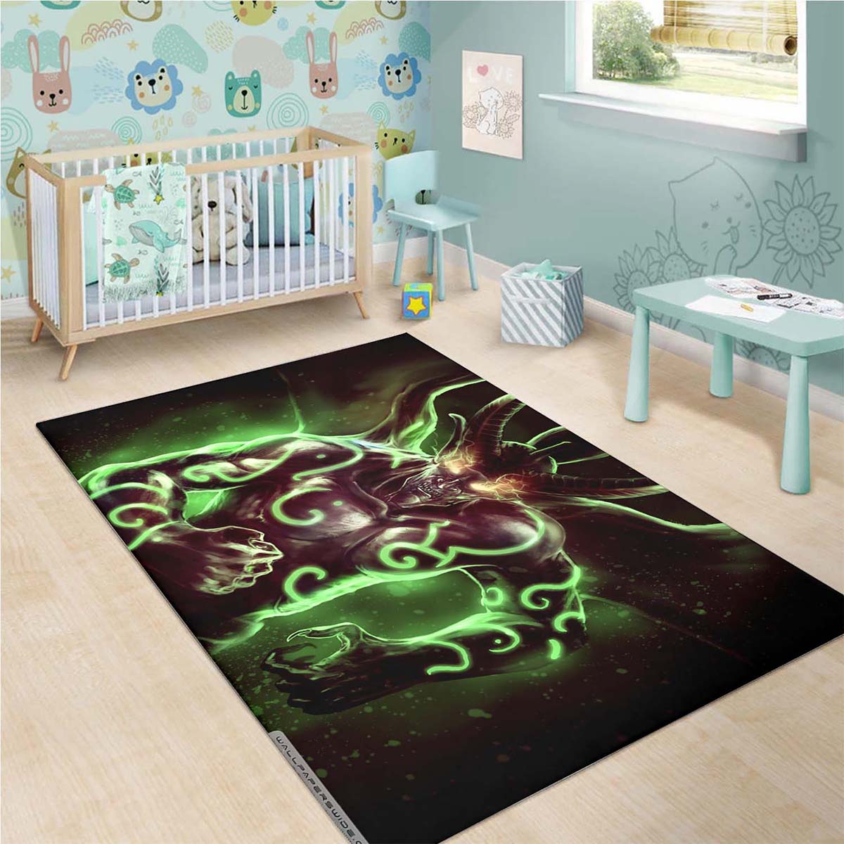 Illidan Stormrage 4k Teppich 3
