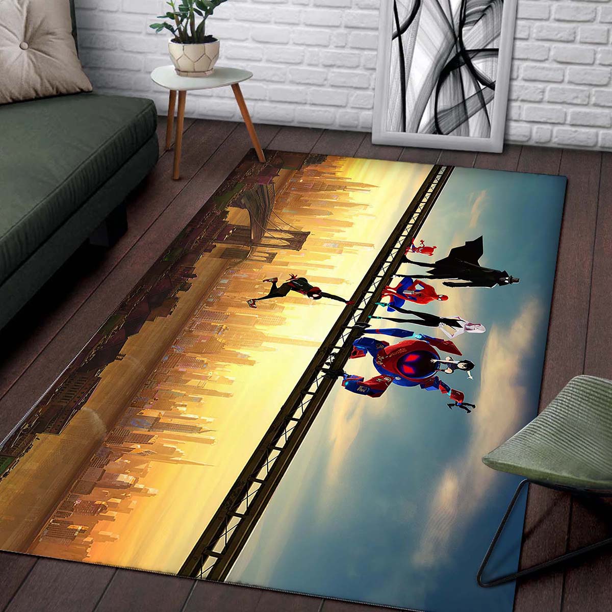 Into The Spider Verse Spider Man Miles Morales Teppich 2