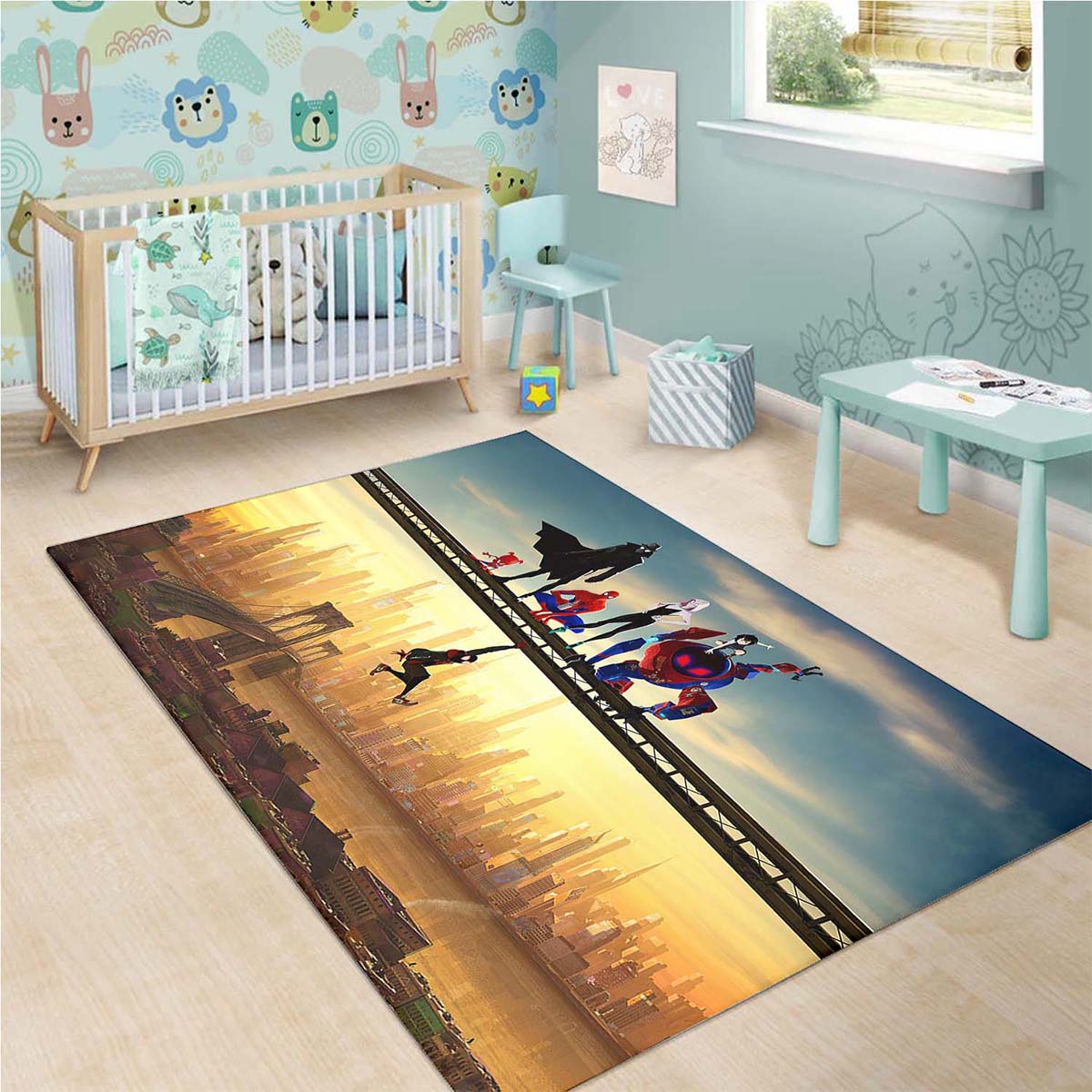 Into The Spider Verse Spider Man Miles Morales Teppich 3